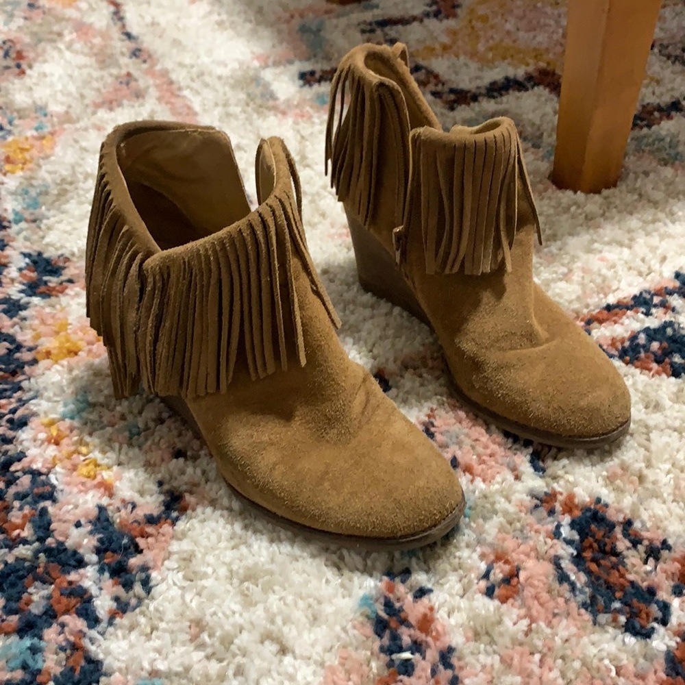 Suede Lucky Brand booties